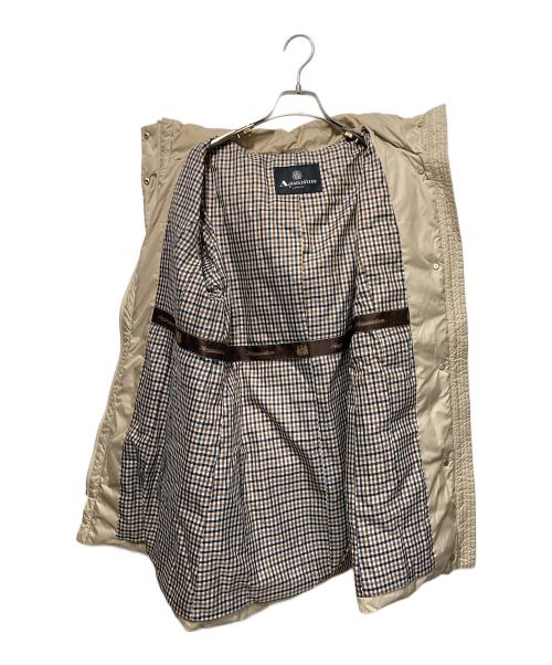 Aquascutum（アクアスキュータム）Aquascutum (アクアスキュータム) ダウンフーデッドコート ベージュ サイズ:freeの古着・服飾アイテム
