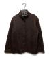 Aquascutum（アクアスキュータム）の古着「ウールスタンドカラージャケット」｜ブラウン