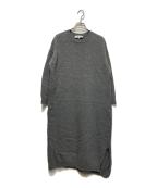 ENFOLDエンフォルド）の古着「カシミヤ混ニットワンピース」｜グレー