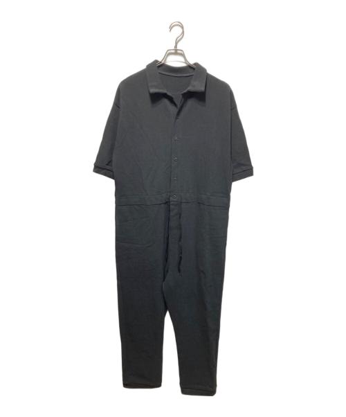 journal standard luxe（ジャーナルスタンダード ラックス）journal standard luxe (ジャーナルスタンダード ラックス) 鹿の子オールインワン ブラック サイズ:FREEの古着・服飾アイテム