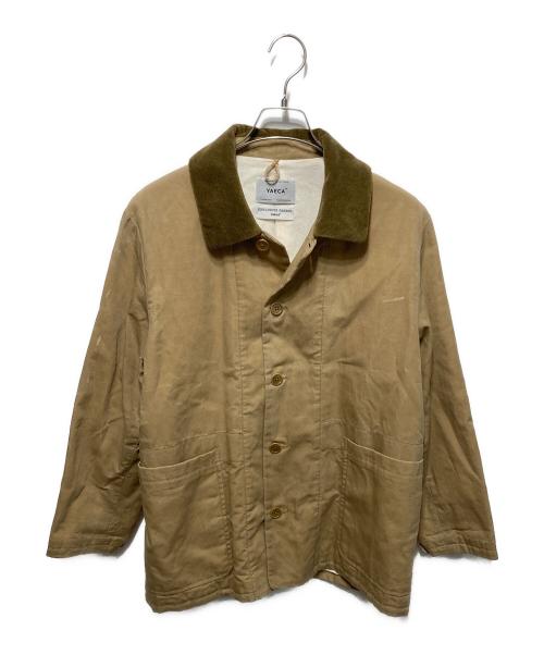 YAECA（ヤエカ）YAECA (ヤエカ) CANVAS DESIGN UNISEX カバーオール ブラウン サイズ:Sの古着・服飾アイテム