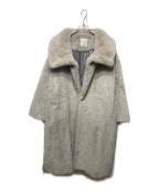 CLANEクラネ）の古着「LONG FUR COAT」｜グレージュ