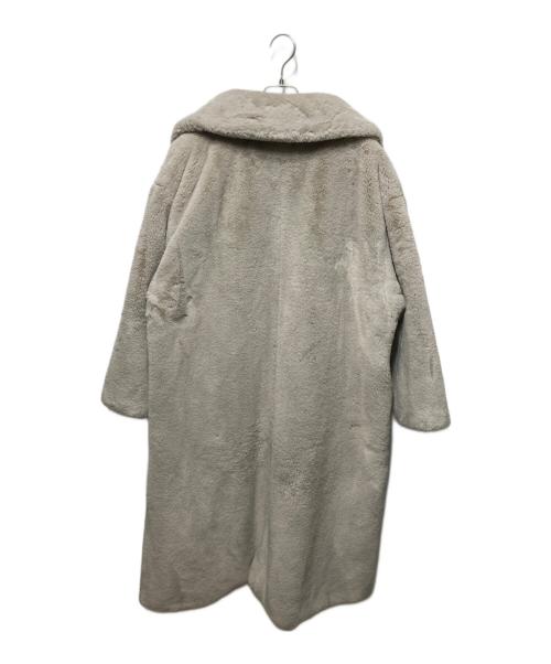 CLANE（クラネ）CLANE (クラネ) LONG FUR COAT グレージュ サイズ:1の古着・服飾アイテム