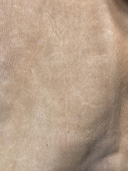 Schott（ショット）Schott (ショット) ヌバックレザー裏地ブランケットカーコート ブラウン サイズ:42の古着・服飾アイテム