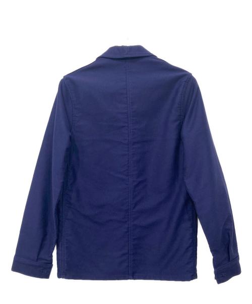 LE LABOUREUR（ル ラブルール）LE LABOUREUR (ル ラブルール) モールスキンワークジャケット ブルー サイズ:33の古着・服飾アイテム