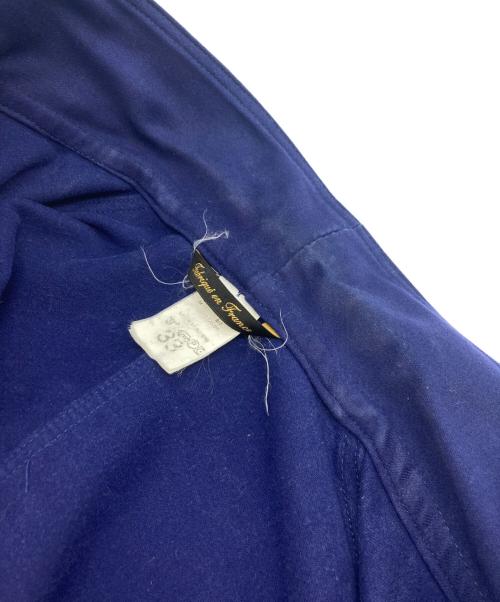 LE LABOUREUR（ル ラブルール）LE LABOUREUR (ル ラブルール) モールスキンワークジャケット ブルー サイズ:33の古着・服飾アイテム