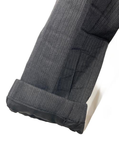 ROBE DE CHAMBRE COMME DES GARCONS（ローブドシャンブル コムデギャルソン）ROBE DE CHAMBRE COMME DES GARCONS (ローブドシャンブル コムデギャルソン) ボンディングヘリンボーントレンチコート グレー サイズ:Lの古着・服飾アイテム