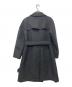 ROBE DE CHAMBRE COMME DES GARCONS (ローブドシャンブル コムデギャルソン) ボンディングヘリンボーントレンチコート グレー サイズ:L：14000円