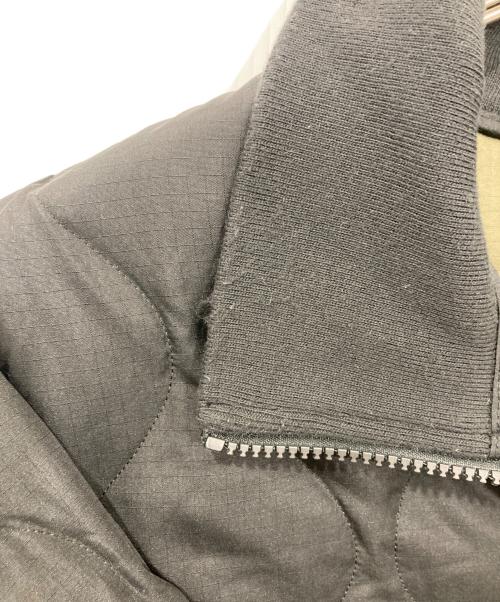 TAION（タイオン）TAION (タイオン) ミリタリー リブハイネックWジップ ダウンジャケット ブラック サイズ:XLの古着・服飾アイテム