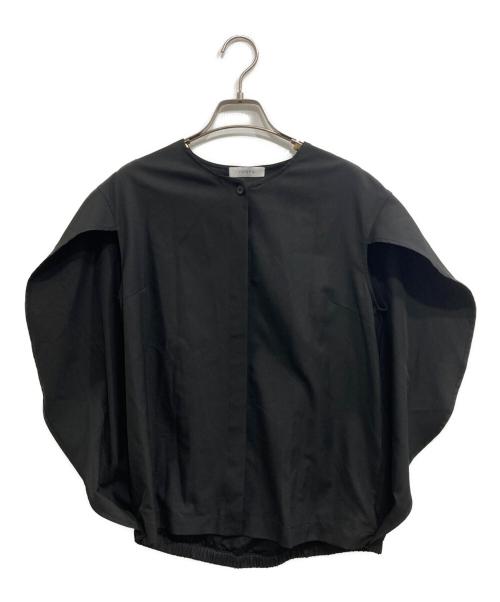 YONFA（ヨンファ）YONFA　 (ヨンファ) バックレイヤードブラウス ブラック サイズ:freeの古着・服飾アイテム
