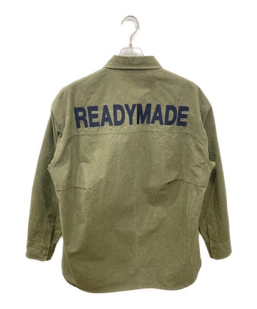 READYMADE（レディメイド）READYMADE (レディメイド) OVERSIZE SHIRT グリーン サイズ:2の古着・服飾アイテム