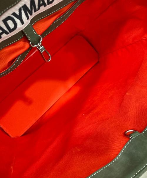 READYMADE（レディメイド）READYMADE (レディメイド) PEGGY BAG グリーンの古着・服飾アイテム