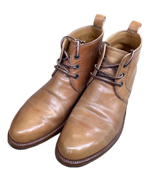 chausser（ショセ）chausser (ショセ) CHUKKA BOOTS C-NA ブラウン サイズ:41　．25　1/2の古着・服飾アイテム