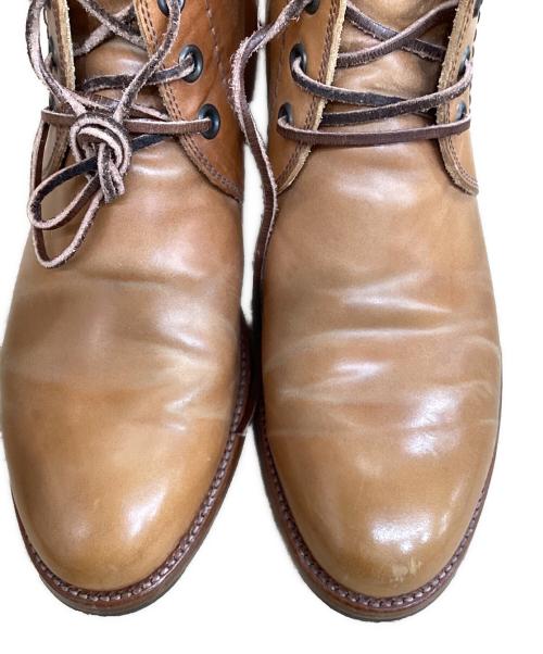 chausser（ショセ）chausser (ショセ) CHUKKA BOOTS C-NA ブラウン サイズ:41　．25　1/2の古着・服飾アイテム