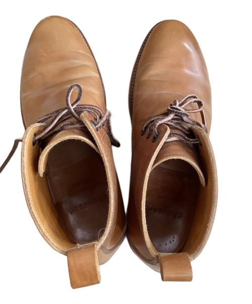chausser（ショセ）chausser (ショセ) CHUKKA BOOTS C-NA ブラウン サイズ:41　．25　1/2の古着・服飾アイテム