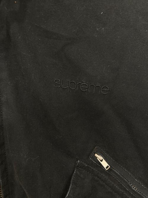 SUPREME（シュプリーム）SUPREME (シュプリーム) 23AW Leather Collar Utility Jacket / レザーカラーユーティリティジャケット  ブラック サイズ:Ｍの古着・服飾アイテム