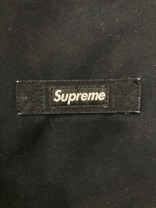 SUPREME（シュプリーム）SUPREME (シュプリーム) 23AW Leather Collar Utility Jacket / レザーカラーユーティリティジャケット  ブラック サイズ:Ｍの古着・服飾アイテム