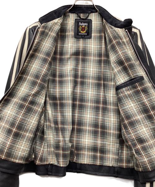 Schott（ショット）Schott (ショット) クラシックレーサージャケット/レザージャケット/ライダースジャケット ブラック サイズ:Sの古着・服飾アイテム