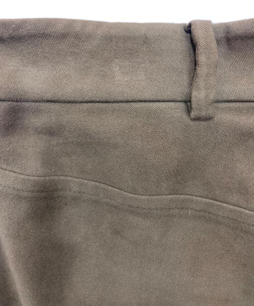 MIU MIU（ミュウミュウ）MIU MIU (ミュウミュウ) コットン モールスキン パンツ ブラウン サイズ:48の古着・服飾アイテム