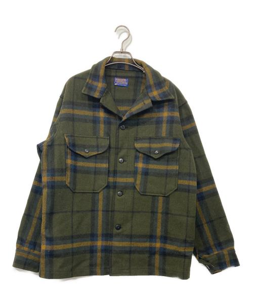PENDLETON（ペンドルトン）PENDLETON (ペンドルトン) CPOジャケット オリーブ サイズ:Mの古着・服飾アイテム