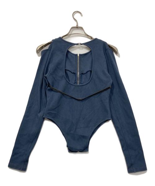 PRANK PROJECT（プランクプロジェクト）PRANK PROJECT (プランクプロジェクト) Corset Line Rib Top/コルセットラインリブトップ ブルー サイズ:FREEの古着・服飾アイテム