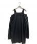 MM6 Maison Margiela (エムエムシックスメゾンマルジェラ) オフショルダースウェットワンピース ブラック サイズ:S：6000円