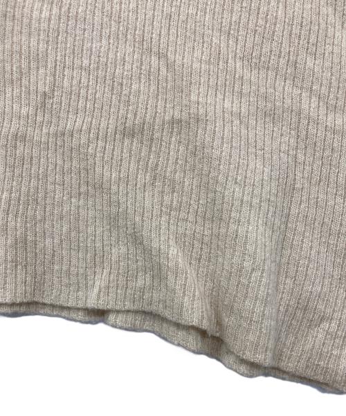YOHJI YAMAMOTO（ヨウジヤマモト）YOHJI YAMAMOTO (ヨウジヤマモト) アシンメトリーデザインニット アイボリー サイズ:3の古着・服飾アイテム