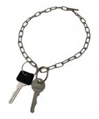 MM6 Maison Margielaエムエムシックスメゾンマルジェラ）の古着「キーネックレス」｜シルバー