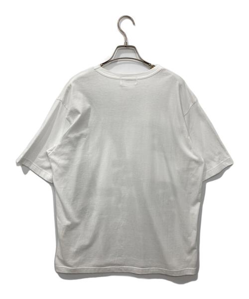 eYe COMME des GARCONS JUNYAWATANABE MAN（アイ コム デ ギャルソン ジュンヤ ワタナベ マン）eYe COMME des GARCONS JUNYAWATANABE MAN (アイ コム デ ギャルソン ジュンヤ ワタナベ マン) プリントTシャツ ホワイト サイズ:Lの古着・服飾アイテム