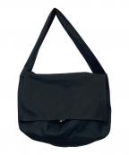 COMME des GARCONS SHIRTコムデギャルソンシャツ）の古着「コットンキャンバスロゴプリントバッグ」｜ブラック