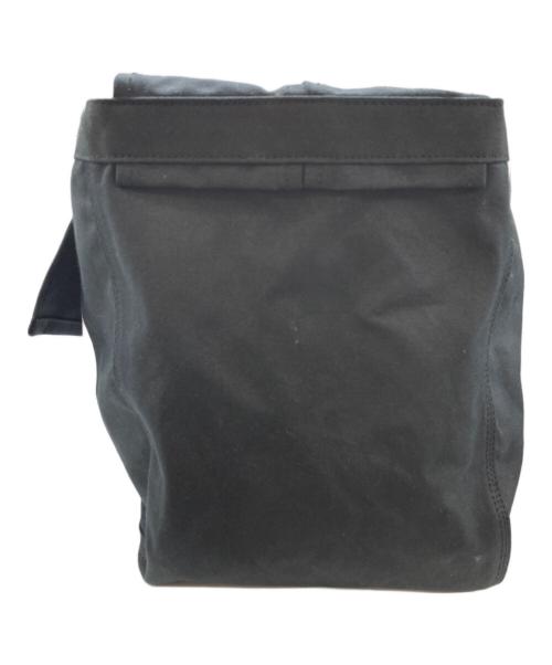 COMME des GARCONS SHIRT（コムデギャルソンシャツ）COMME des GARCONS SHIRT (コムデギャルソンシャツ) コットンキャンバスロゴプリントバッグ ブラック サイズ:-の古着・服飾アイテム