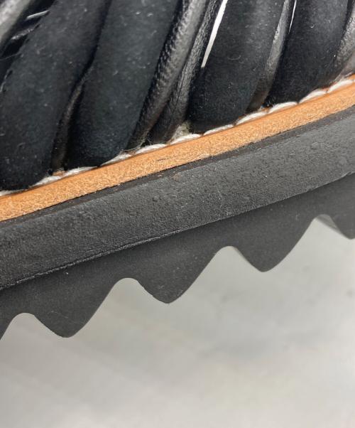 sacai（サカイ）sacai (サカイ) シャークソールサンダル ブラック サイズ:不明の古着・服飾アイテム