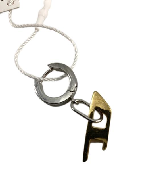 DIESEL（ディーゼル）DIESEL (ディーゼル) Dロゴ片耳ピアス ゴールドの古着・服飾アイテム