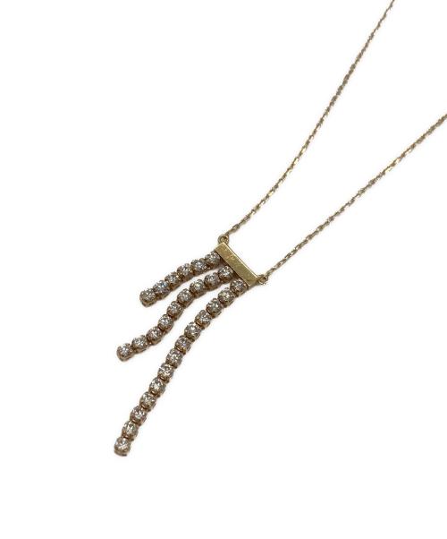 AHKAH（アーカー）AHKAH (アーカー) シャンデリアネックレス ゴールドの古着・服飾アイテム