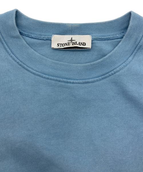 STONE ISLAND（ストーンアイランド）STONE ISLAND (ストーンアイランド) スウェットシャツ スカイブルー サイズ:Lの古着・服飾アイテム