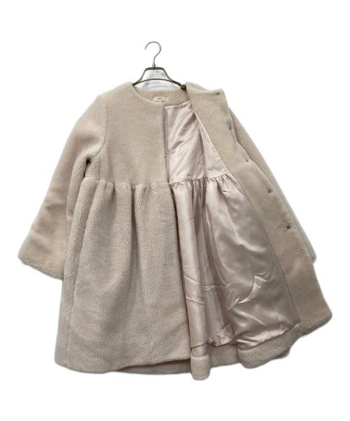 YORI（ヨリ）YORI (ヨリ) もふボアコート アイボリー サイズ:36の古着・服飾アイテム