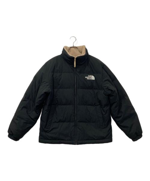 THE NORTH FACE（ザ ノース フェイス）THE NORTH FACE (ザ ノース フェイス) BE BETTER DOWN JACKET/ビーベター リバーシブル ダウンジャケット ブラック×ベージュ サイズ:Lの古着・服飾アイテム