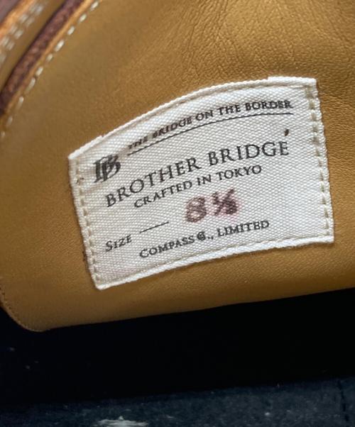 brother bridge（ブラザーブリッジ）brother bridge (ブラザーブリッジ) ALI/アリ オックスフォードシューズ ブラウン サイズ:8 1/2の古着・服飾アイテム