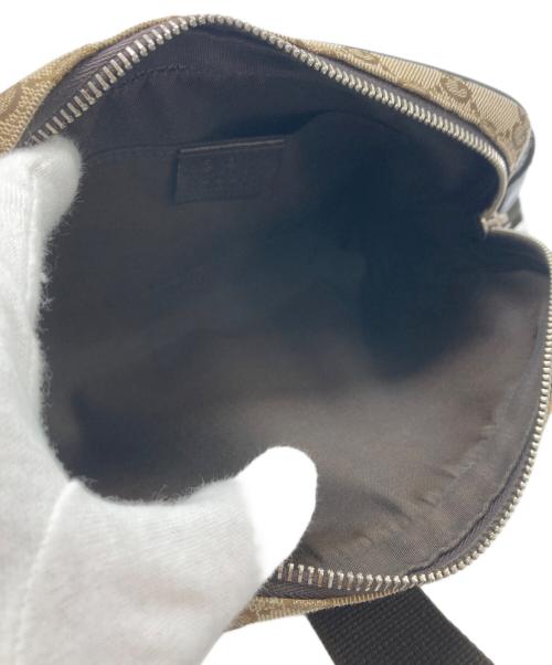 GUCCI（グッチ）GUCCI (グッチ) GGキャンバス ウエストバッグ ベージュの古着・服飾アイテム