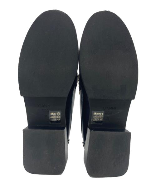 GANNI（ガニー）GANNI (ガニー) ローファー ブラック サイズ:38の古着・服飾アイテム