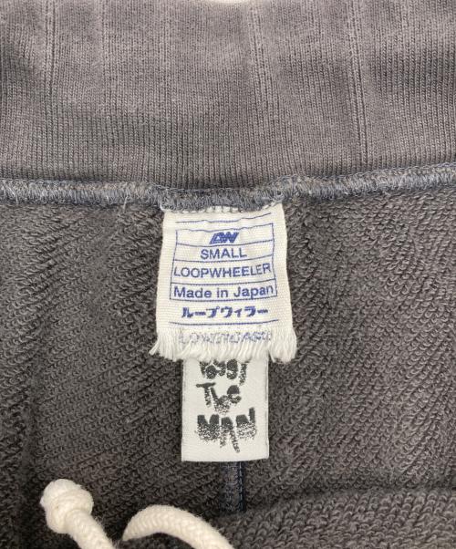 LOOPWHEELER（ループウィラー）LOOPWHEELER (ループウィラー) ダブルニースウェットパンツ グレー サイズ:smallの古着・服飾アイテム
