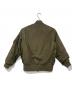 1PIU1UGUALE3 RELAX (ウノピゥウノウグァーレトレ リラックス) スウェードパデッドブルゾン グリーン サイズ:XS：11000円