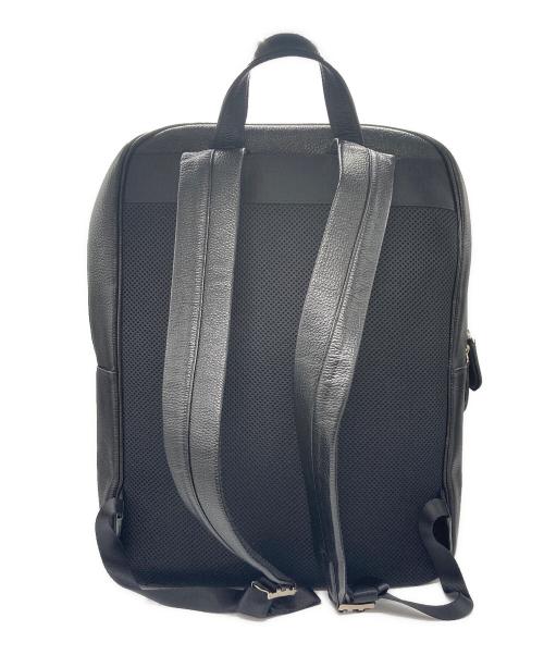 BARNEYS NEWYORK（バーニーズ・ニューヨーク）BARNEYS NEWYORK (バーニーズ・ニューヨーク) レザーバックパック ブラック サイズ:-の古着・服飾アイテム