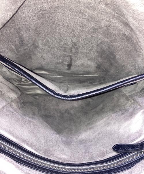 BARNEYS NEWYORK（バーニーズ・ニューヨーク）BARNEYS NEWYORK (バーニーズ・ニューヨーク) レザーバックパック ブラック サイズ:-の古着・服飾アイテム