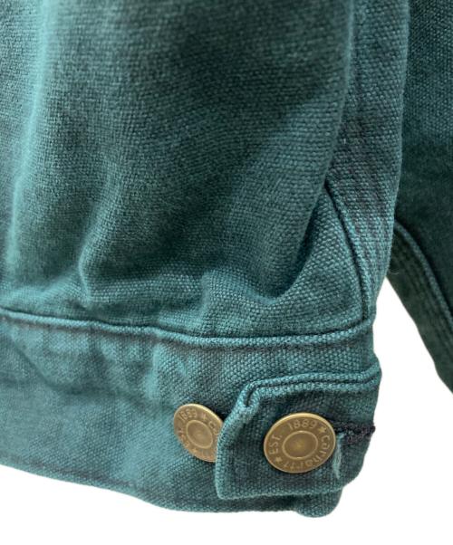 CarHartt（カーハート）CarHartt (カーハート) トラッカージャケット グリーン サイズ:MEDIUM 未使用品の古着・服飾アイテム