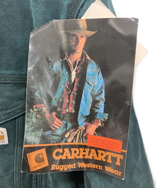 CarHartt（カーハート）CarHartt (カーハート) トラッカージャケット グリーン サイズ:MEDIUM 未使用品の古着・服飾アイテム