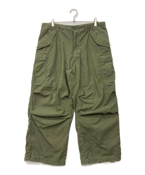 US ARMY（ユーエスアーミー）US ARMY (ユーエスアーミー) M-65カーゴパンツ グリーン サイズ:S-Mの古着・服飾アイテム