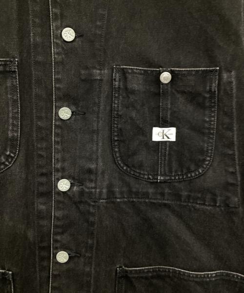 Calvin Klein（カルバンクライン）Calvin Klein (カルバンクライン) カバーオール ブラック サイズ:Mの古着・服飾アイテム