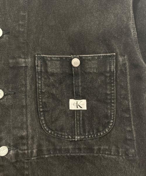 Calvin Klein（カルバンクライン）Calvin Klein (カルバンクライン) カバーオール ブラック サイズ:Mの古着・服飾アイテム