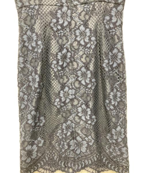 Diagram GRACE CONTINENTAL（ダイアグラム グレースコンチネンタル）Diagram GRACE CONTINENTAL (ダイアグラム グレースコンチネンタル) コードレースタイトワンピース ネイビー サイズ:34の古着・服飾アイテム